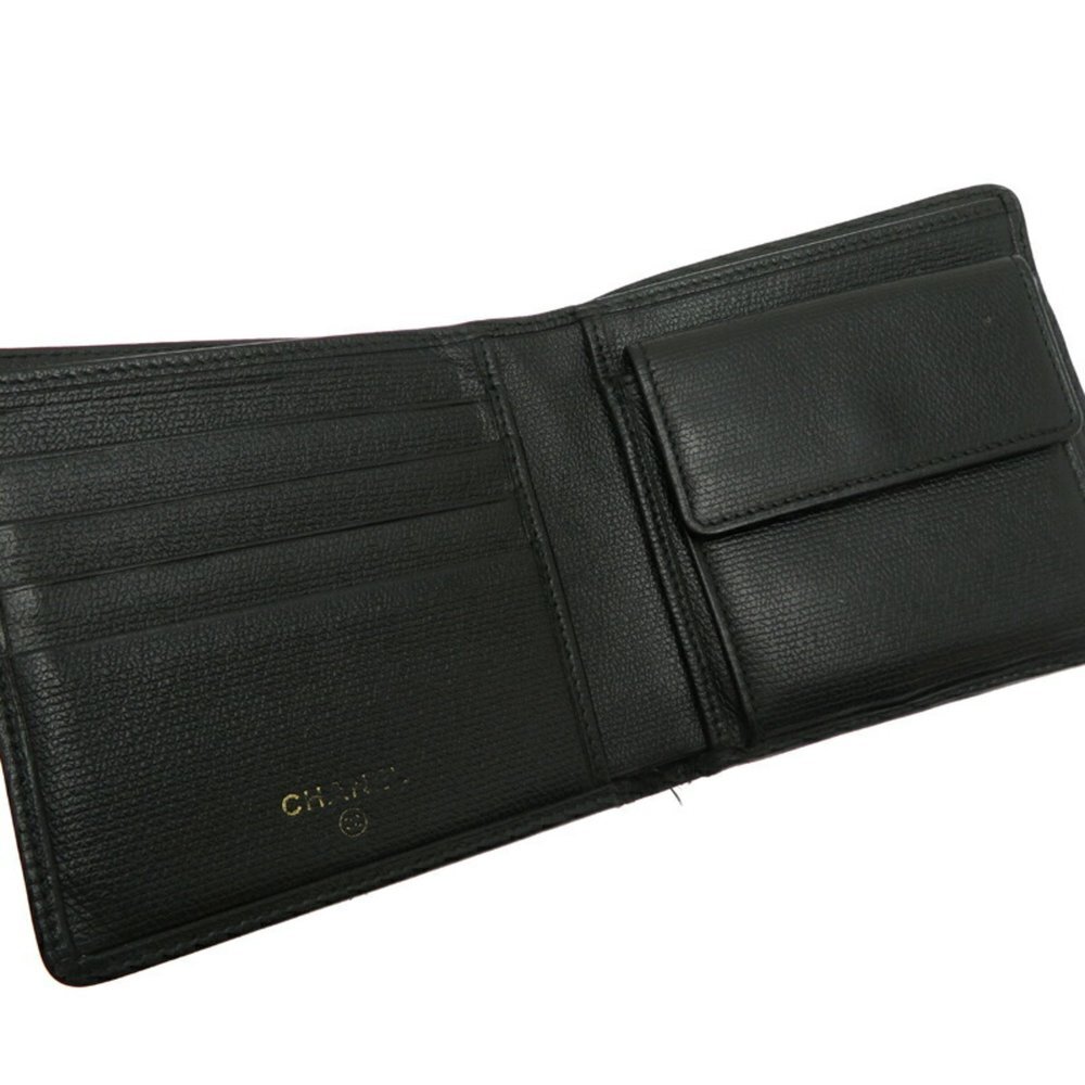 CHANEL Authentic Black Leather Wallet - Picture 6 of 10